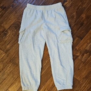 Aeropostale Light Gray Cargo Joggers